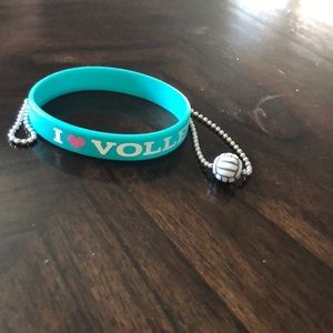 Volleyball Bracelet and Necklace